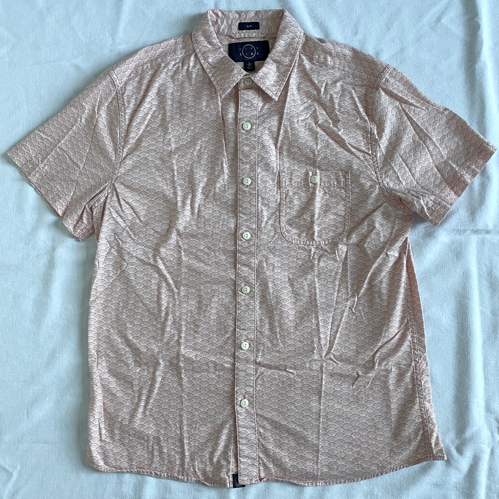 Even Tide Slim Geometric Shirt